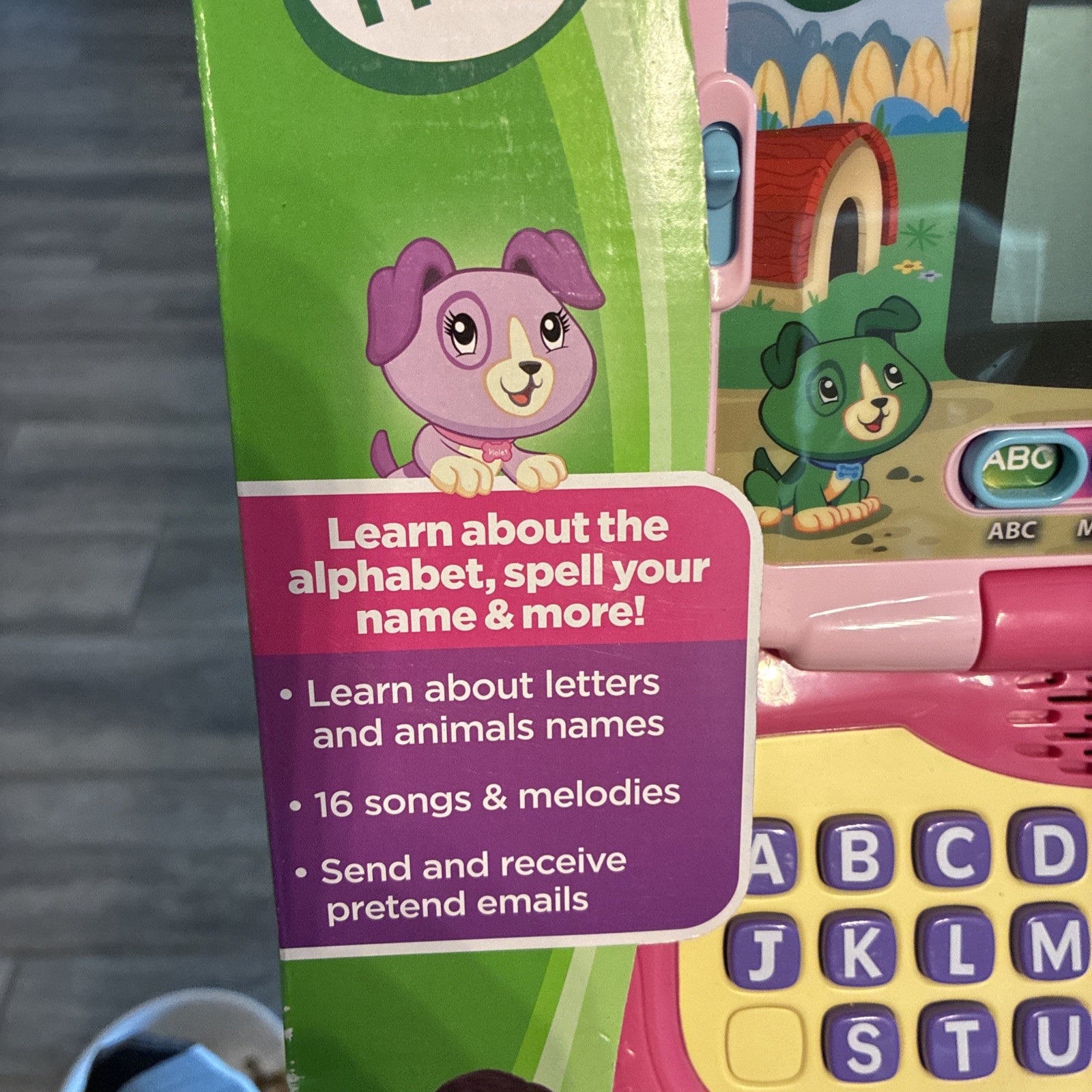 LeapFrog My Own Leaptop Interactive Educational Learning Laptop in Pink NIB