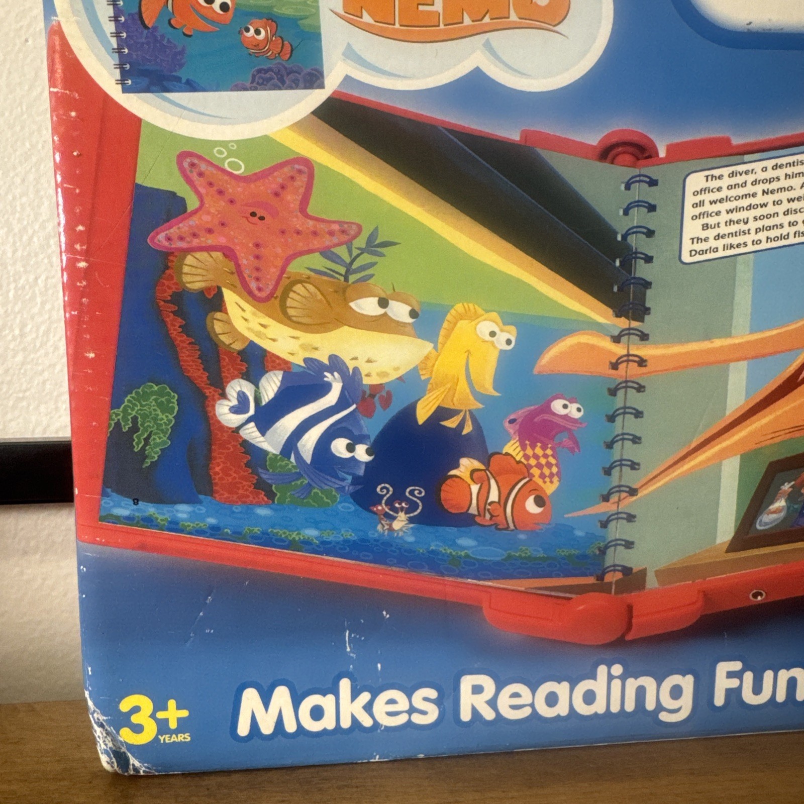 Vintage ELECTRONIC STORY READER w/ Finding Nemo Book READS ALOUD