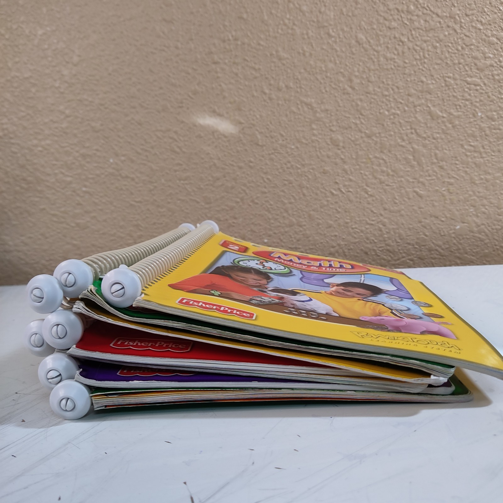 Fisher Price Power Touch Learning System Lot Of 7 Books & 5 Cartridges