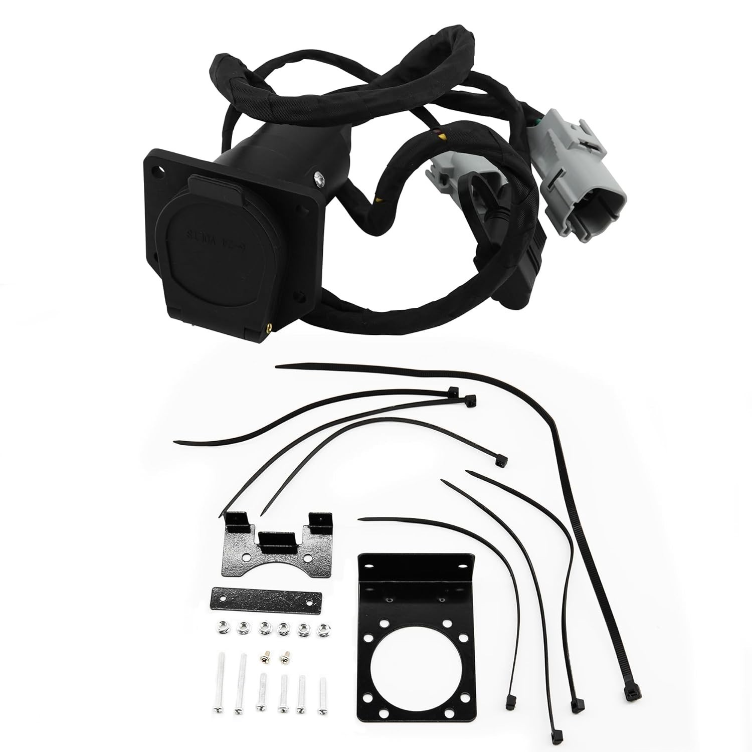 7 Blade and 4 Way Trailer Wiring Harness Fit for 2007-2013 Toyota Tundra, Fac…