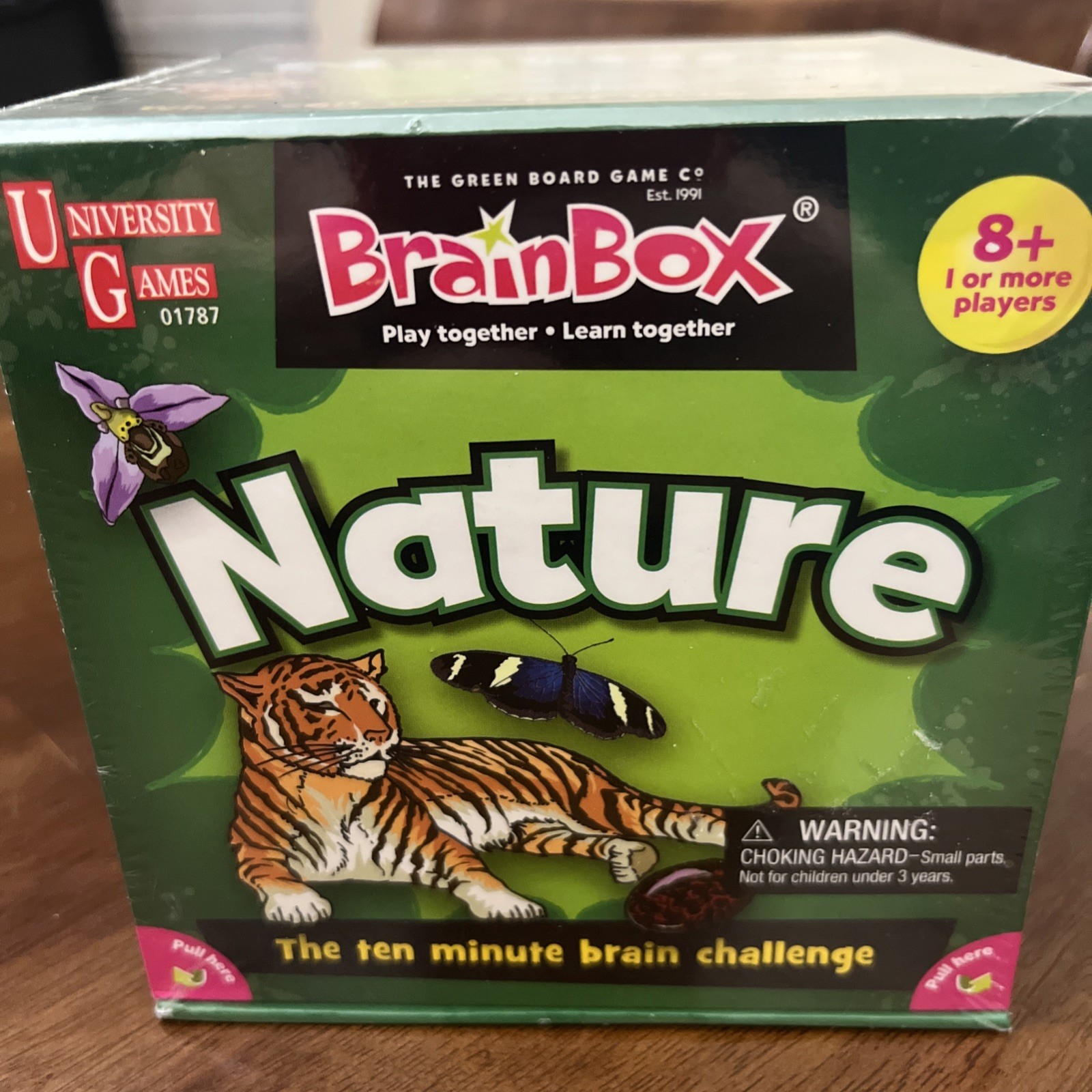 University Games – BrainBox Nature Memory Challenge Game (55 CARDS) NEW