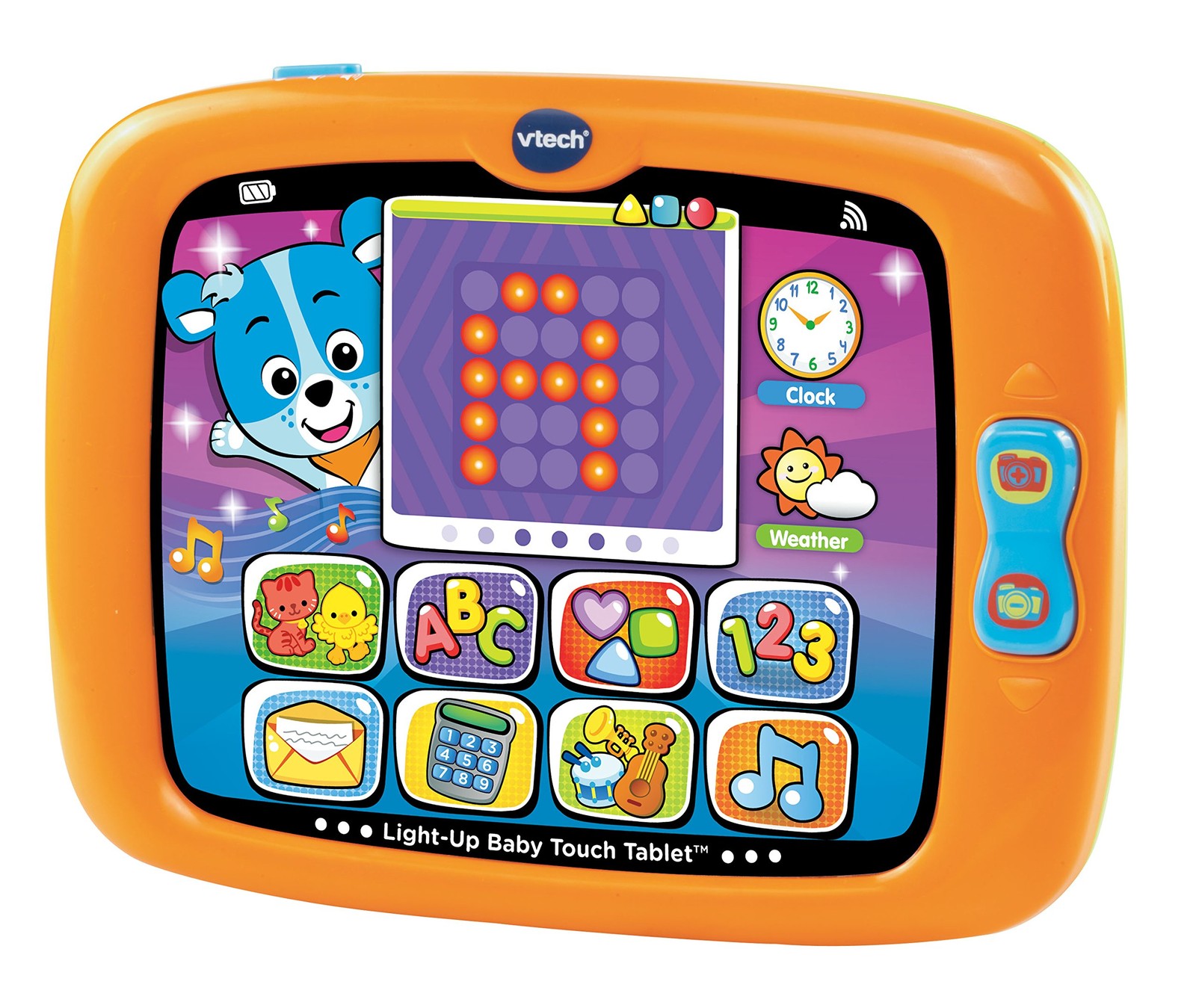 VTech Light-Up Baby Touch Tablet, Orange 8.1″ x 6″ x 1.2″,