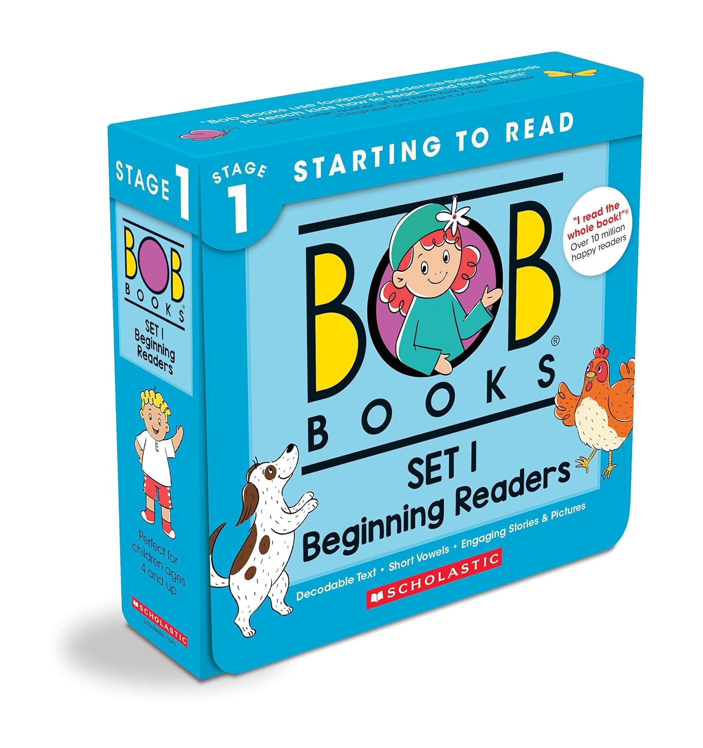 Bob Books – Set 1: Beginning Readers Box Set | Phonics, Ages 4 and up, Kindergar