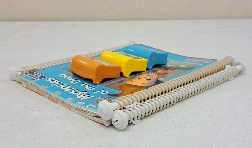 Lot Of 3 Fisher-Price Power Touch Learning System Cartridges & Spiral Books