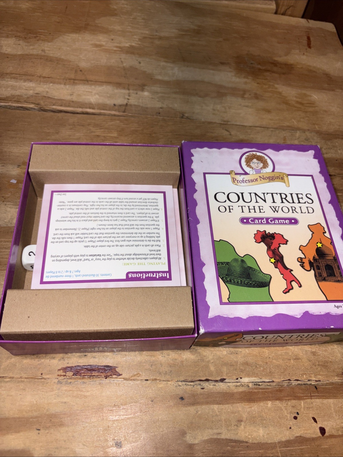 Lot 2 Professor Noggin’s Card Games Wonders & Countries of the World