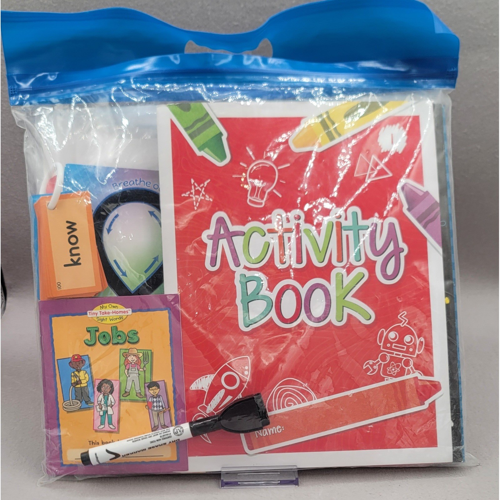 Really Good Stuff Learning Success Activity Kit Ages 6+ Sight Words Math Shapes