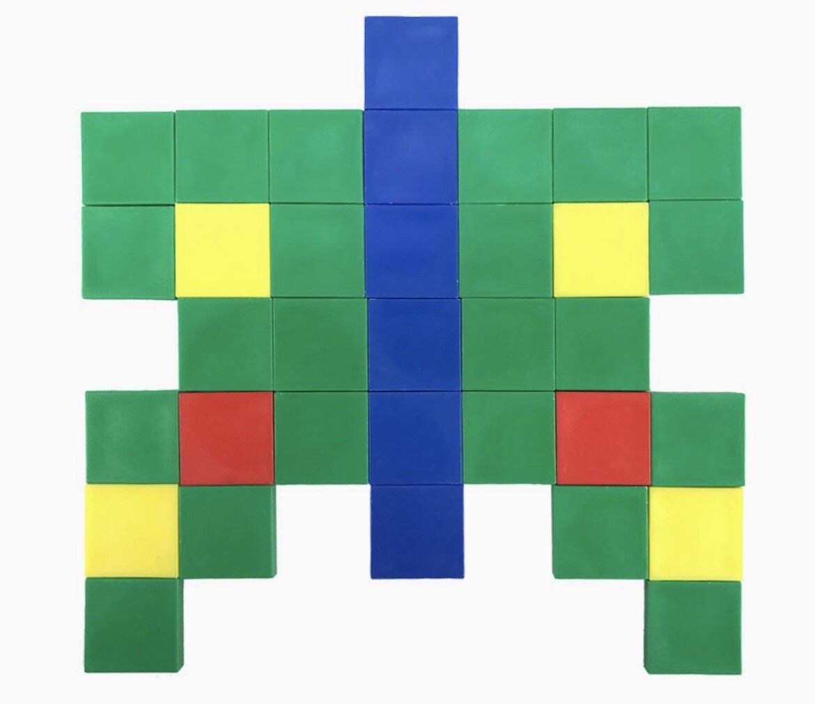 Plastic Color Tiles-400 Manipulatives For Kids