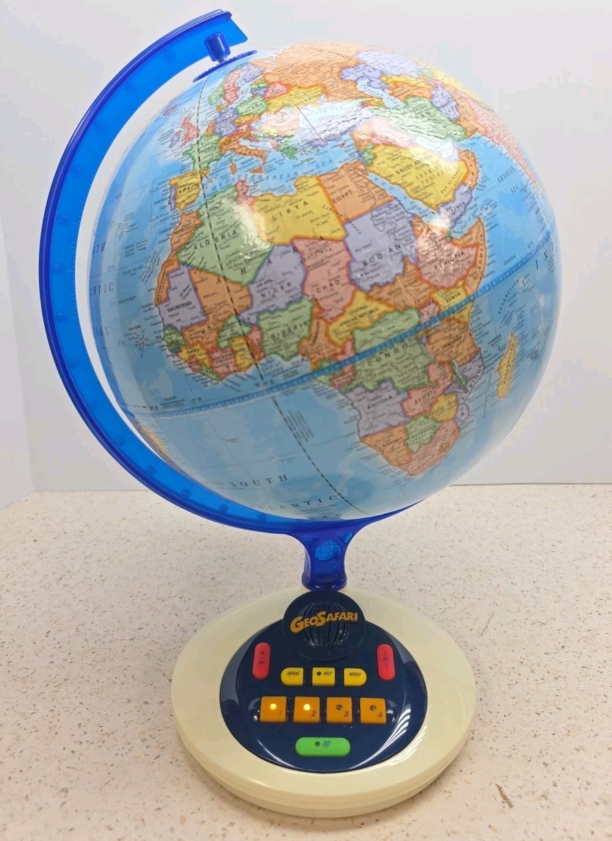 GeoSafari Talking Globe Educational Insights Interactive World Globe – Tested