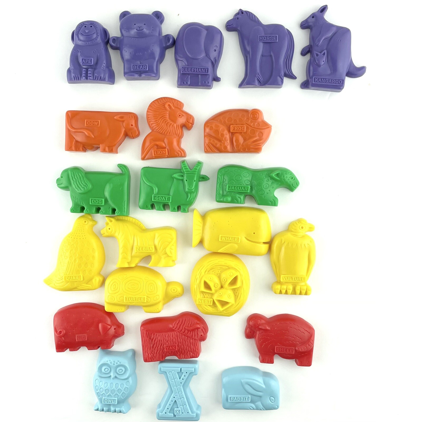 Playskool Animals and Alphabet Letters Can with Lid Educational Kids Ages 3 – 6