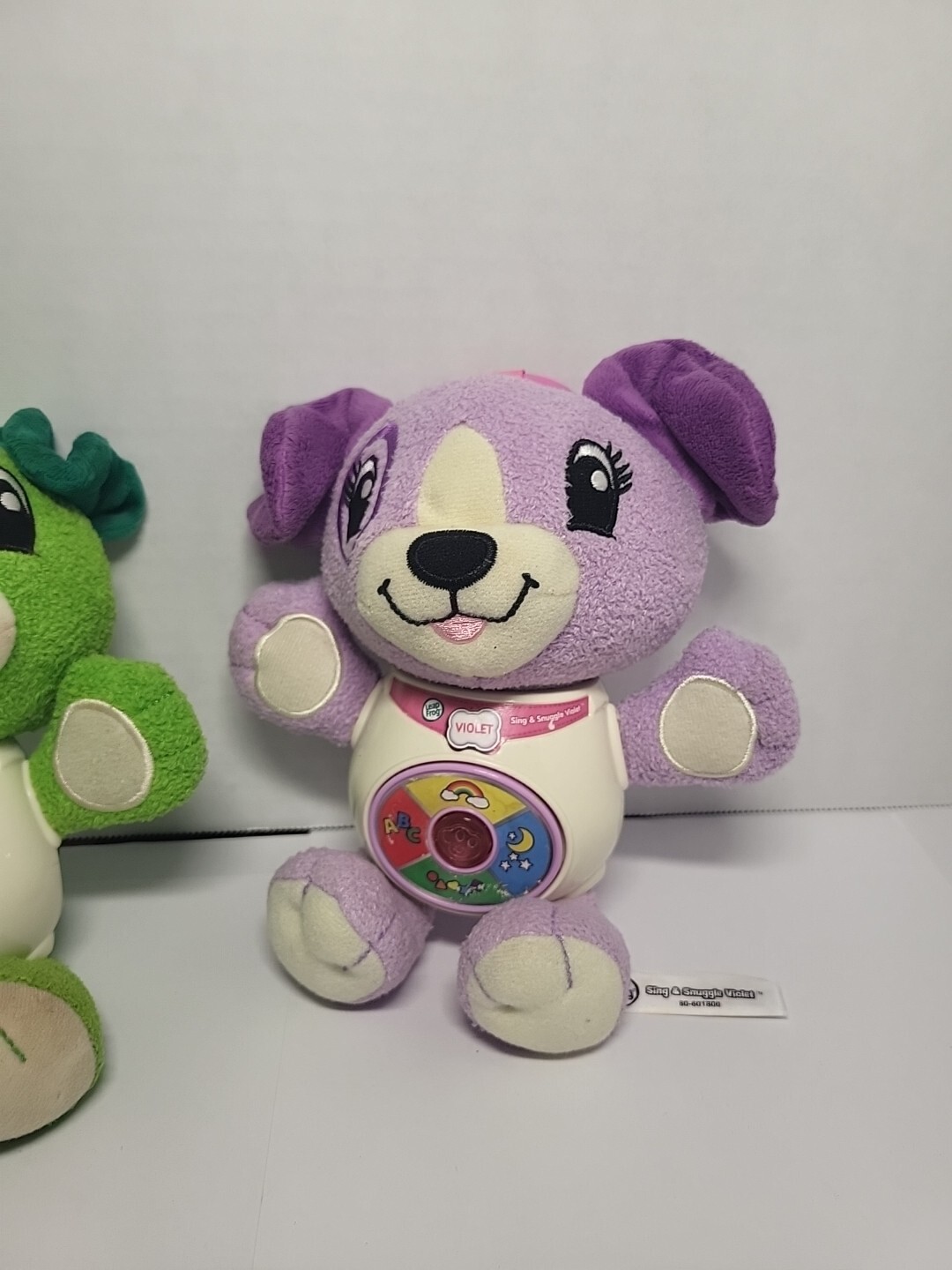 Leap Frog Sing and Snuggle Scout and Violet Puppy Interactive Plush Toy 8″ WORKS