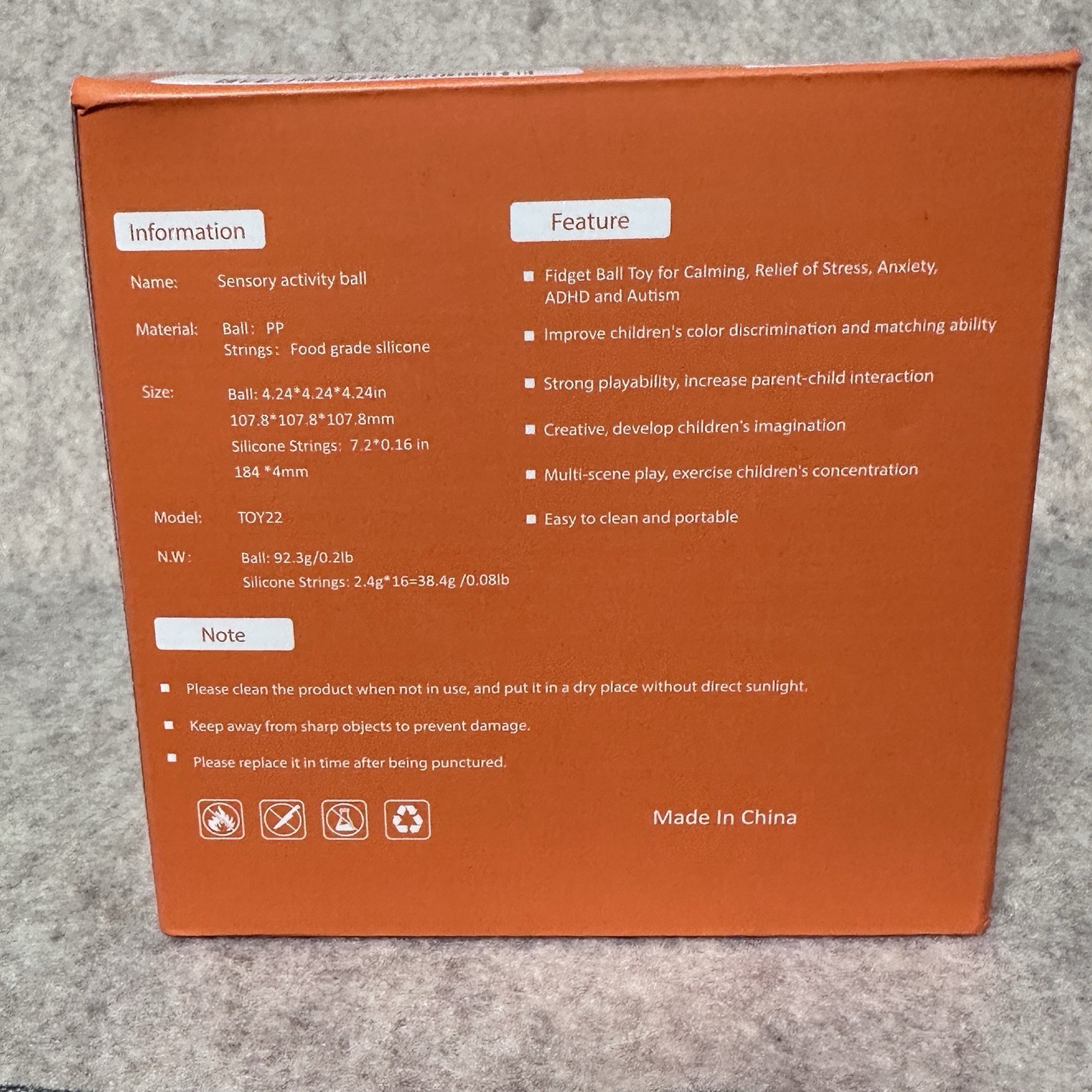 Push Go GO Sensory Activity Ball