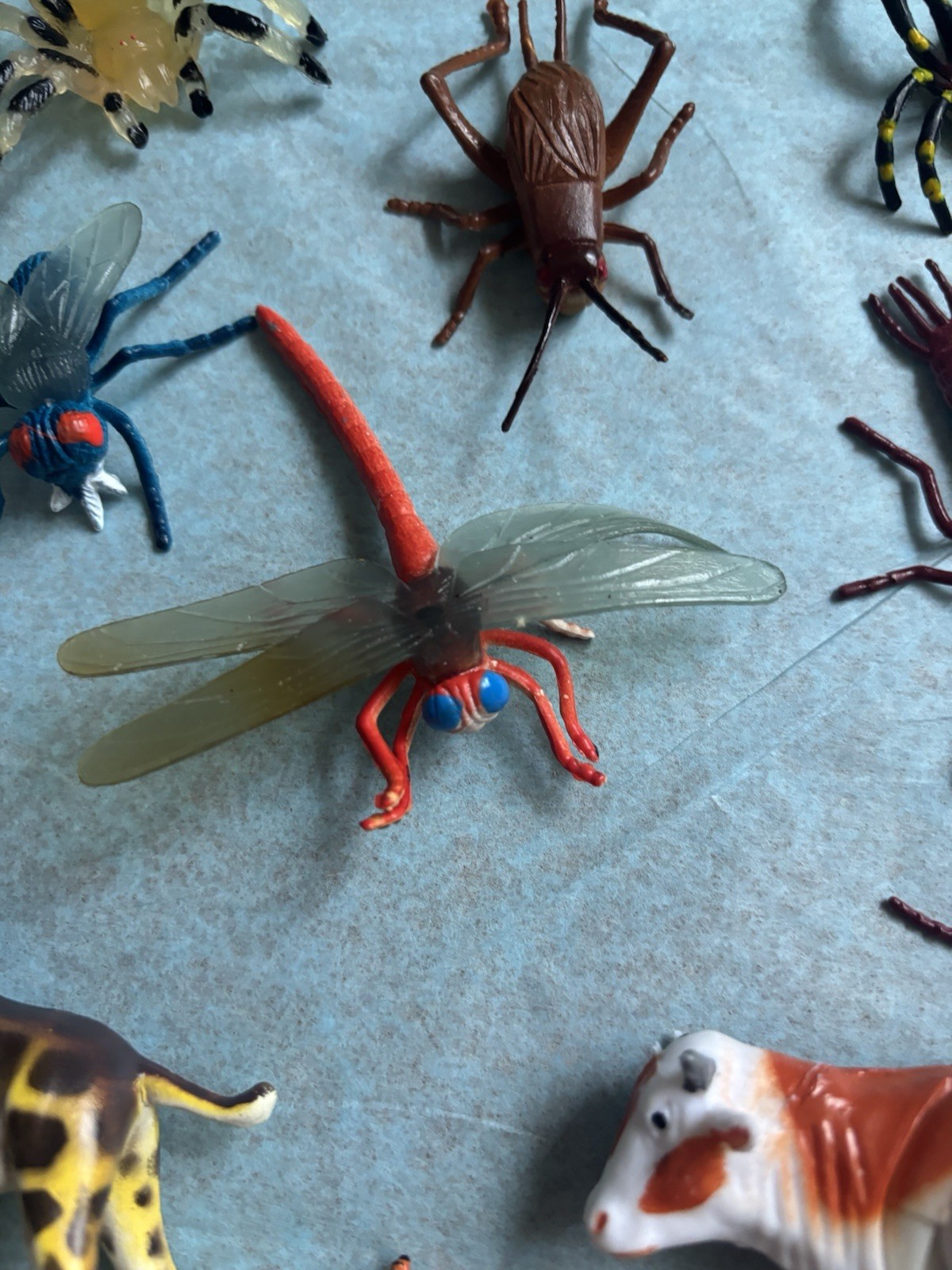 Bulk Lot of 36 Plastic Toy Animals & Bugs – Frogs, Snakes, Lizards, Insects