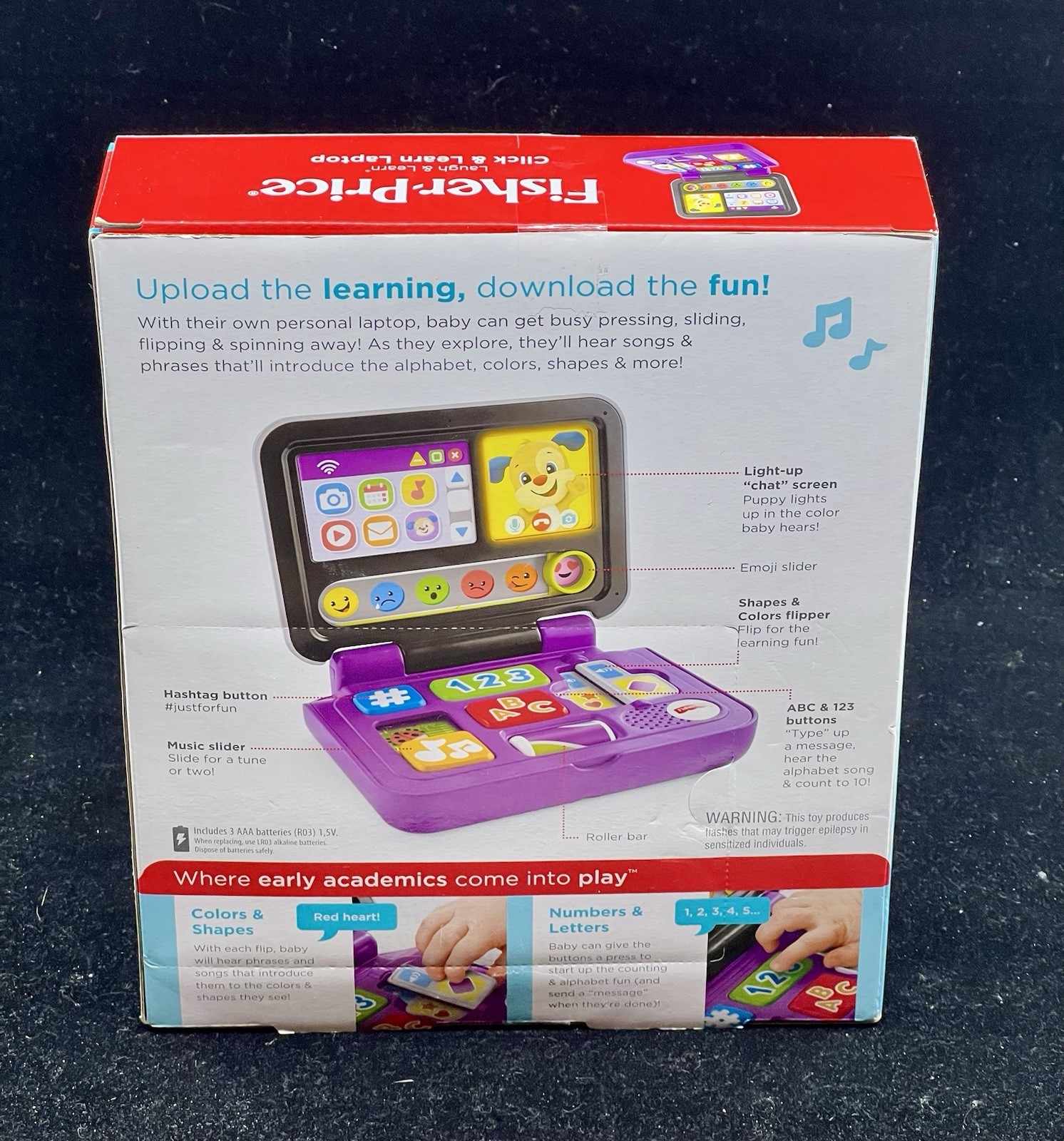 Fisher-Price Laugh & Learn Click & Learn Laptop (6 – 36 Months) NEW IN THE BOX