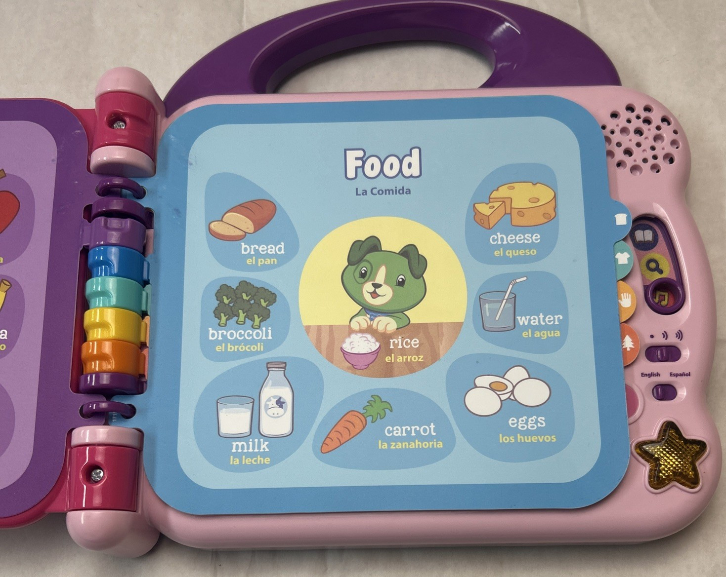 LeapFrog Scout & Violet 100 Words Interactive Baby Book Learning Toy Preschool