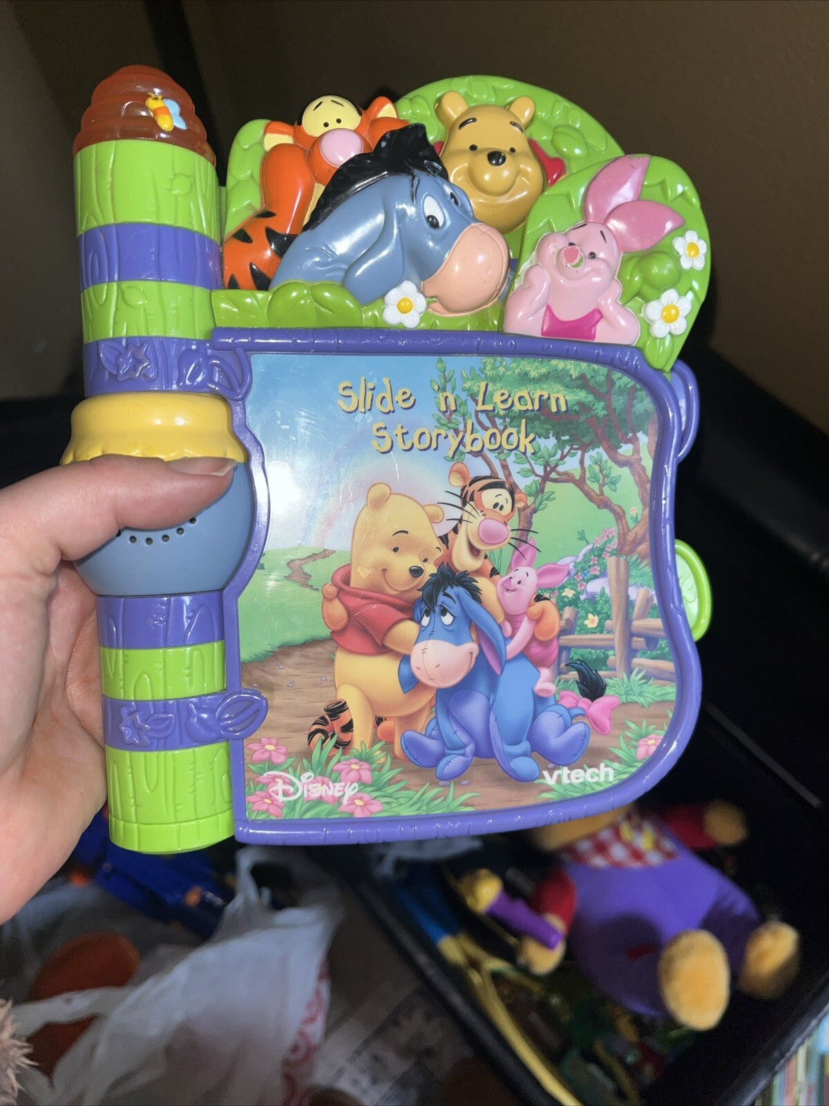 VTech Disney Winnie The Pooh Slide N Learn Storybook Electronic Tigger Piglet
