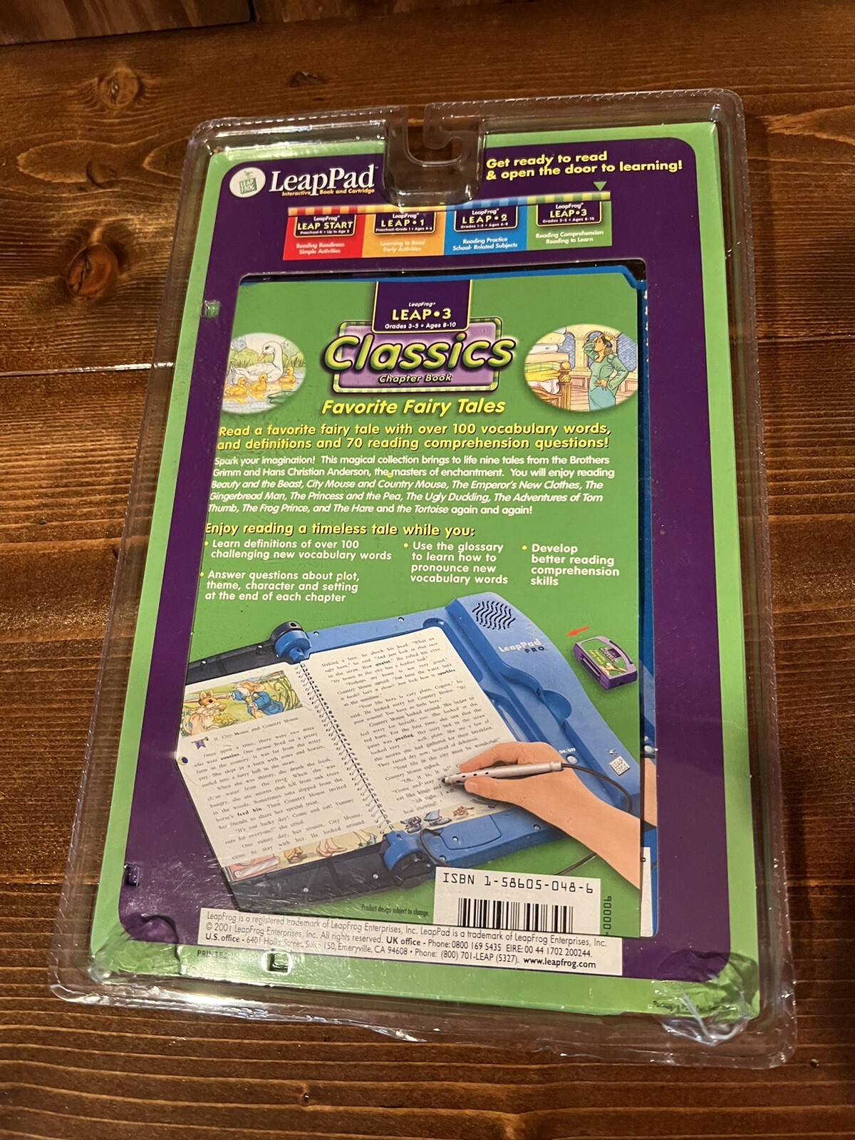 LeapPad Book and Cartridge Set Of 2 New Sealed Disney Princess/Fairy Tales