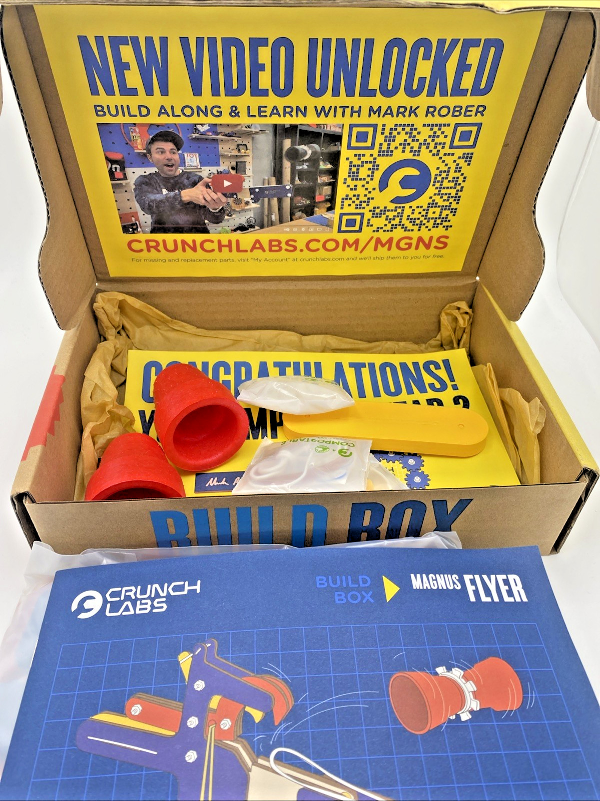 Crunch Labs Magnus Flyer STEM Kit Mark Rober Building Box