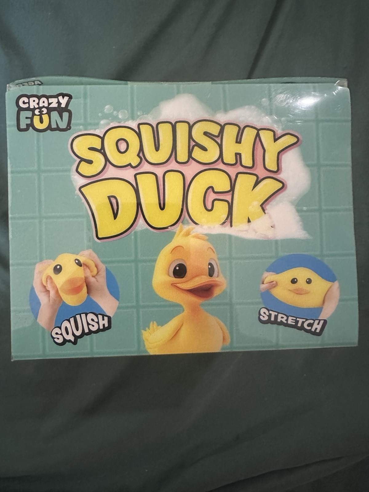 RMS Crazy Fun Squishy Duck Yellow Stretchy Squishy Toy 🔥Like Needoh