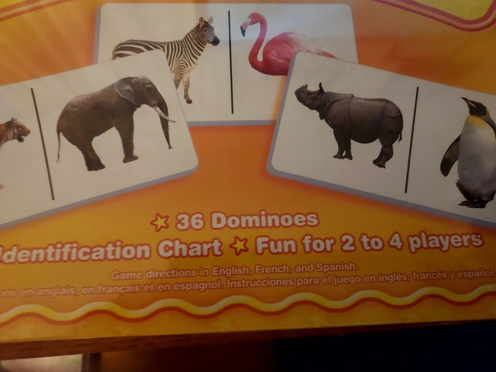 Dominos Zoo Animals, Ages 3 And Up. Sealed New