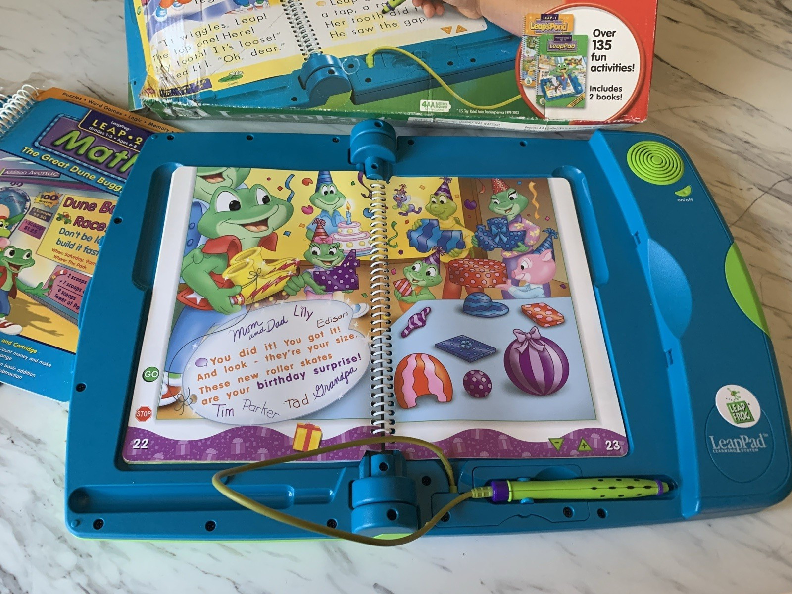 LeapFrog LeapPad Learning System Lot With 6 Books And 5 Games NIB