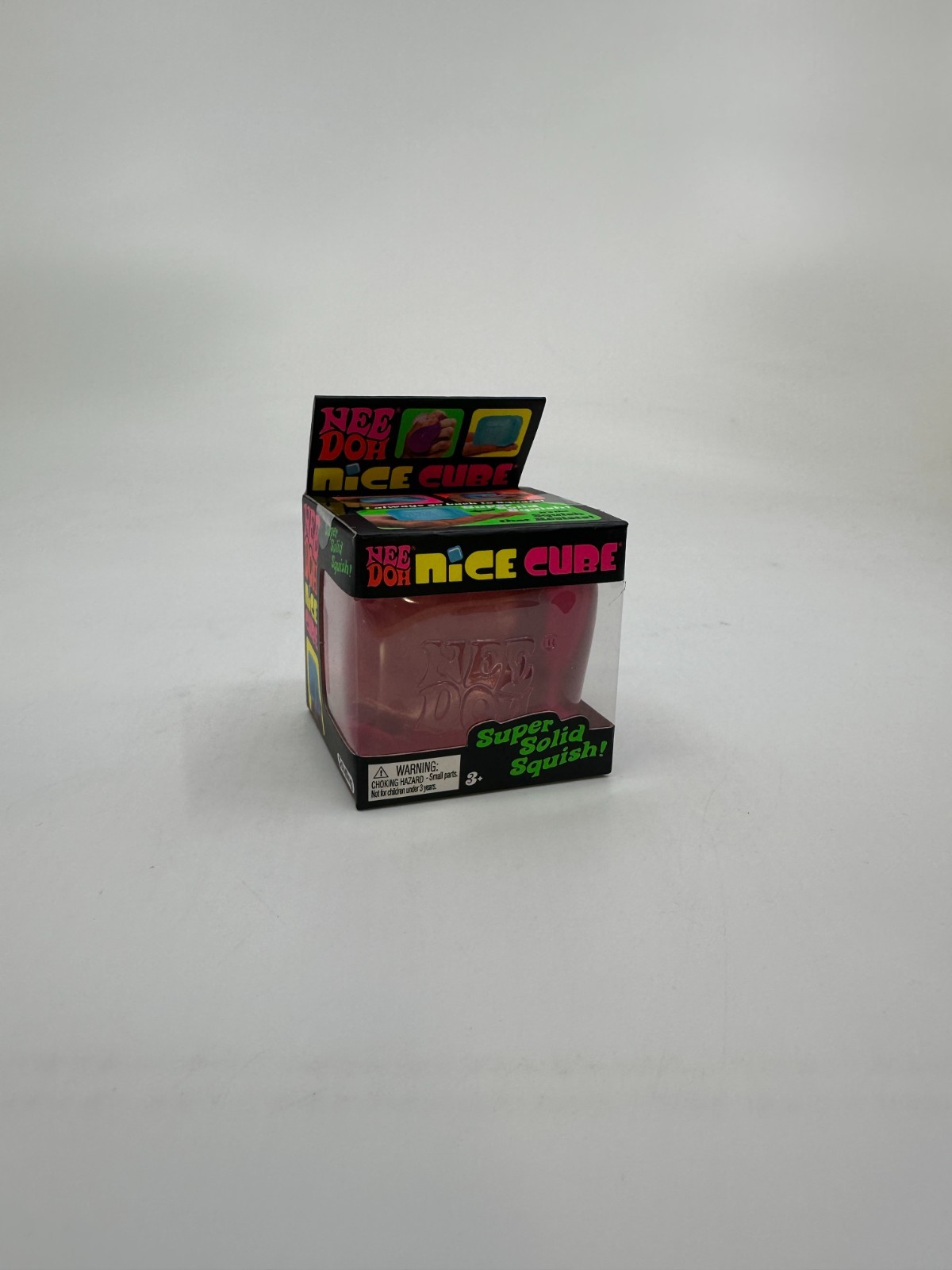 New NeeDoh Nice Cube 2.25″ Super Solid Squish 3-Pack Blue Pink Purple Free Ship!