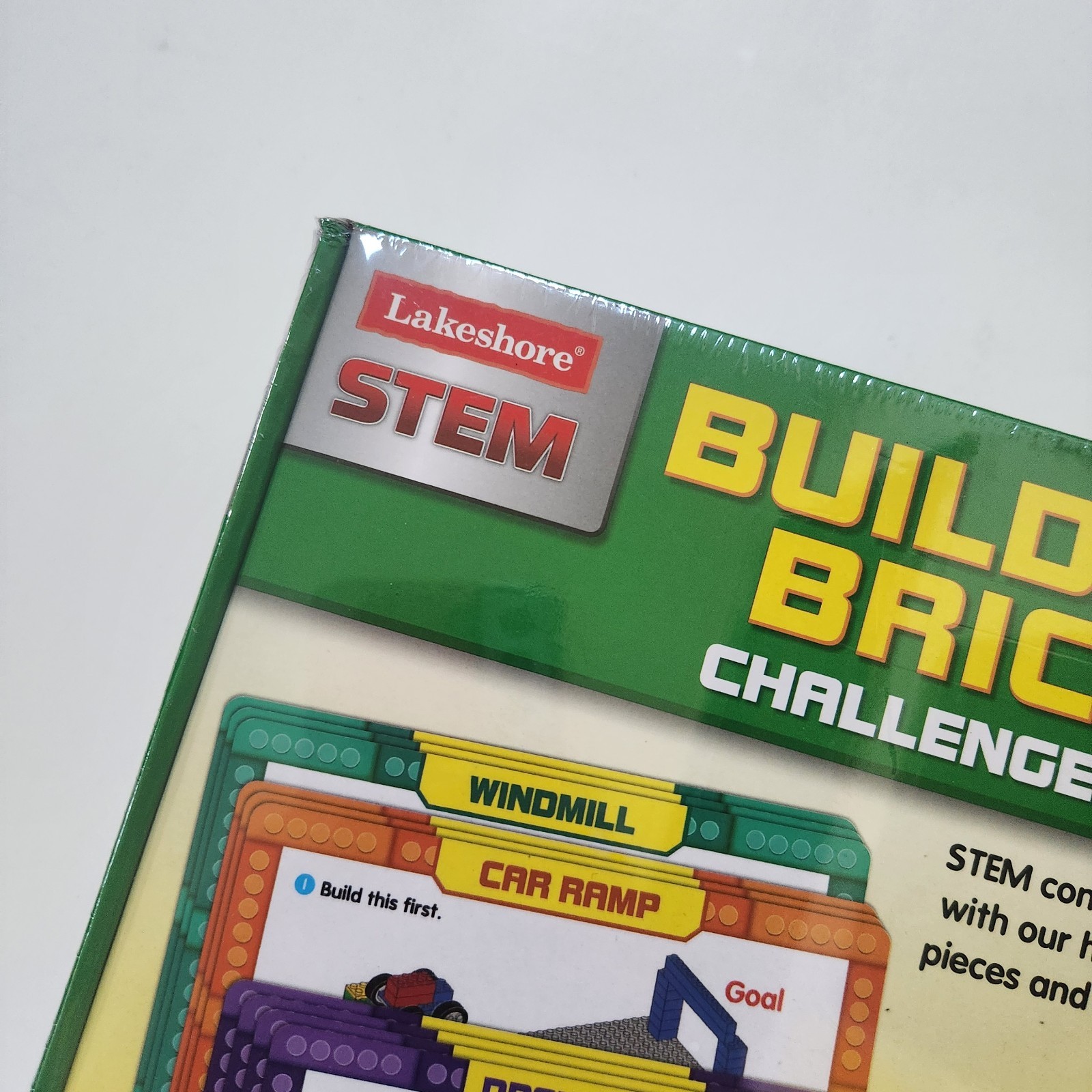 STEM Building Brick Challenge Kit Lakeshore TT759 NEW AND SEALED Math Science