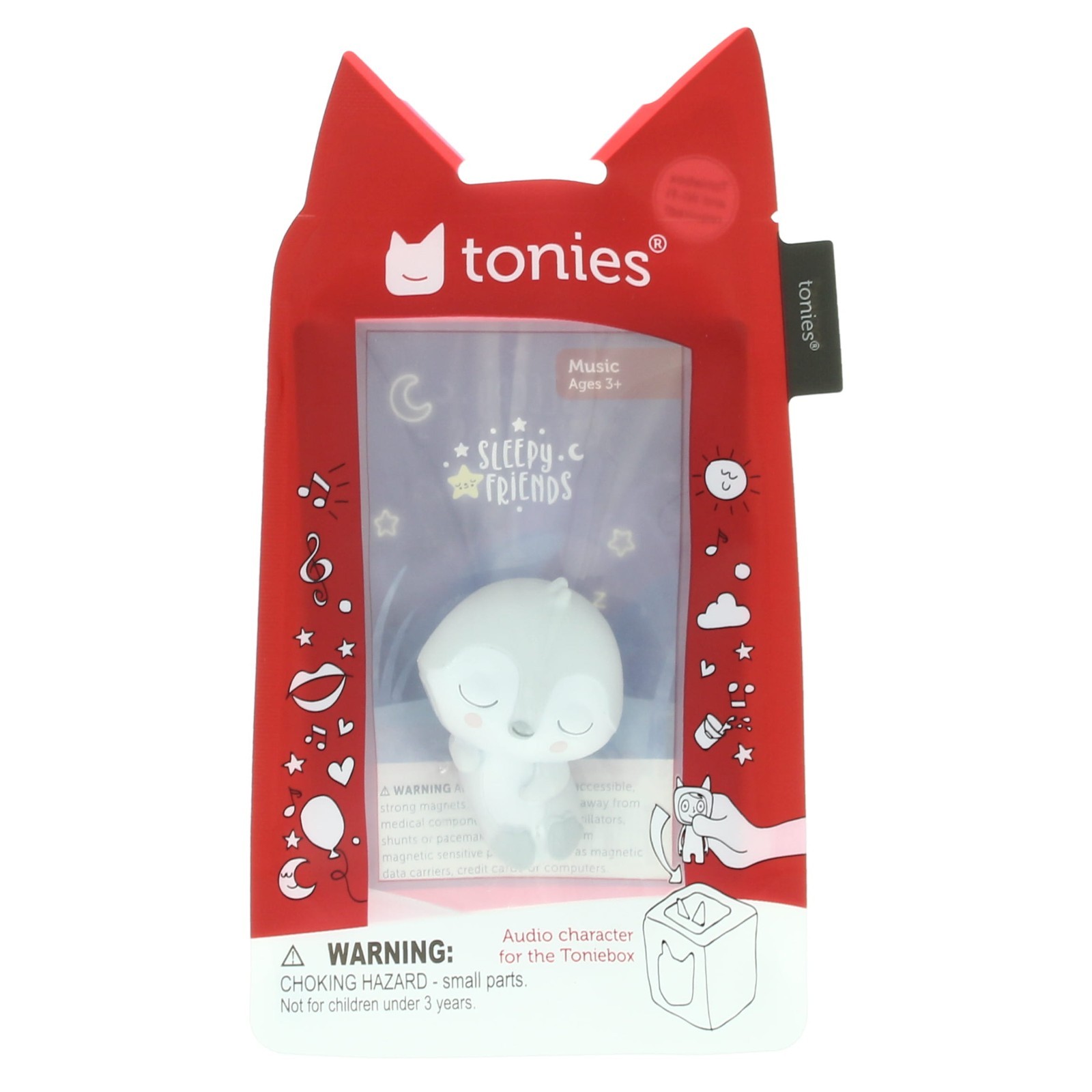Tonies Sleepy Friends Penguin, White Noise from The Ocean, 120 Minutes