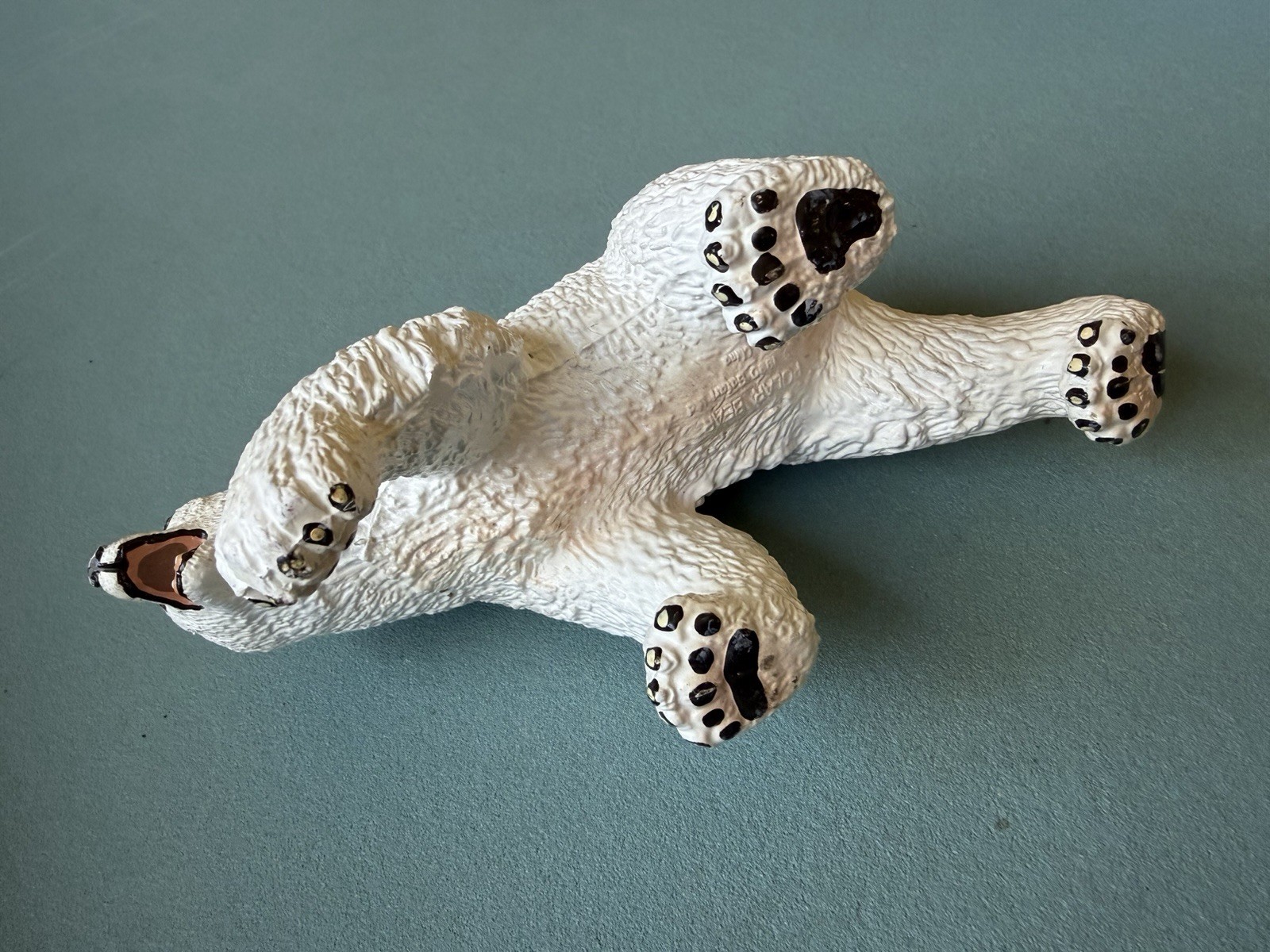 Vintage Safari Ltd 1990 Polar Bear Figure Arctic Wildlife Hefty Toy Figurine