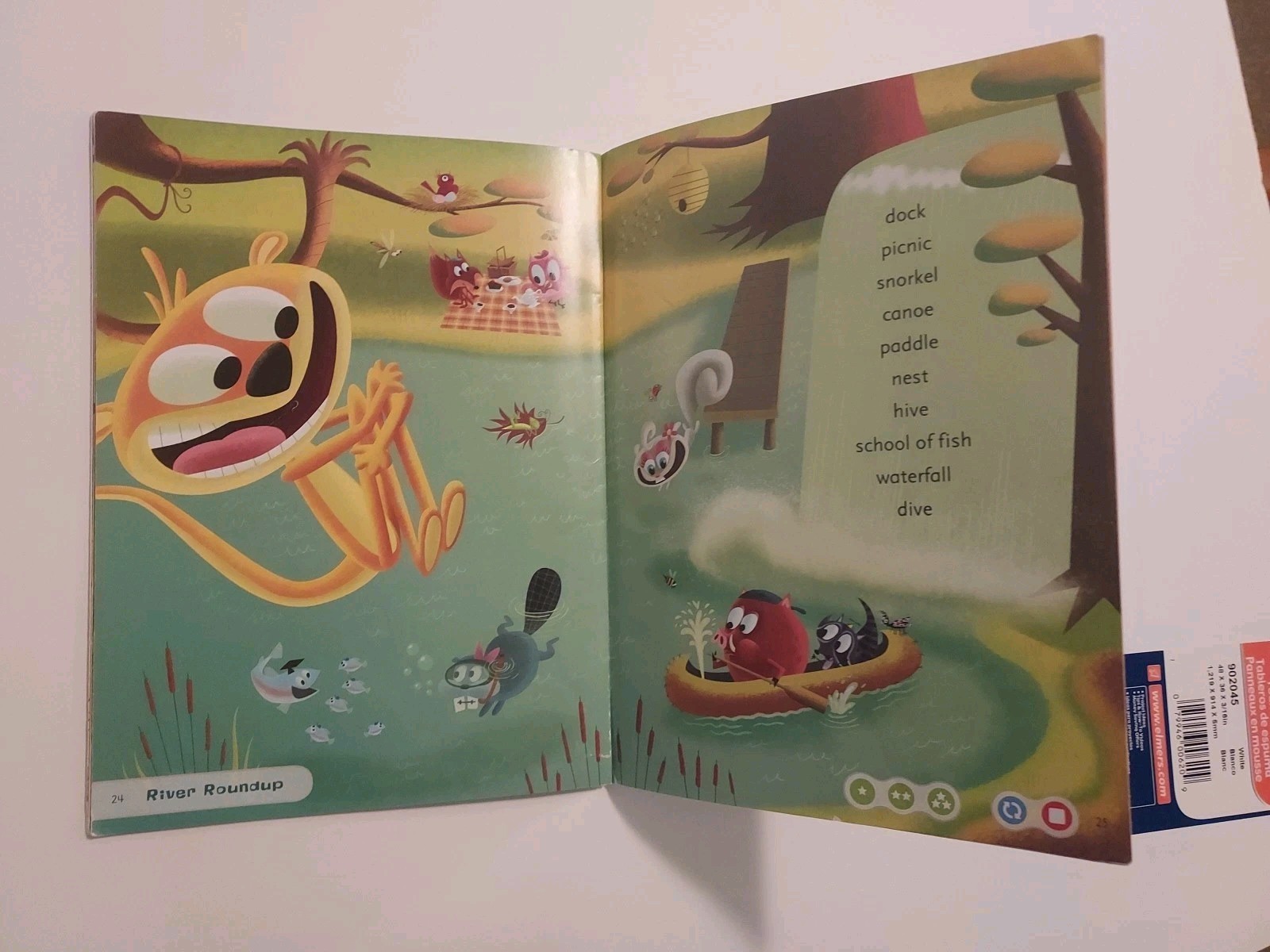 Leap Frog OZZIE and MACK Paperback book (Works on both Tag and Leapreader)
