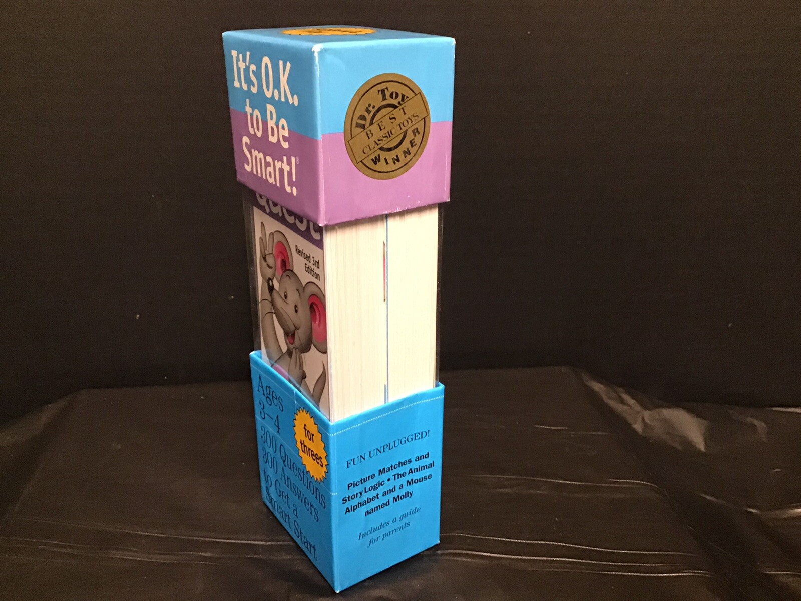 BRAIN QUEST REVISED 3rd EDITION AGES 3-4 FOR THREES 300 QUESTIONS & ANSWERS