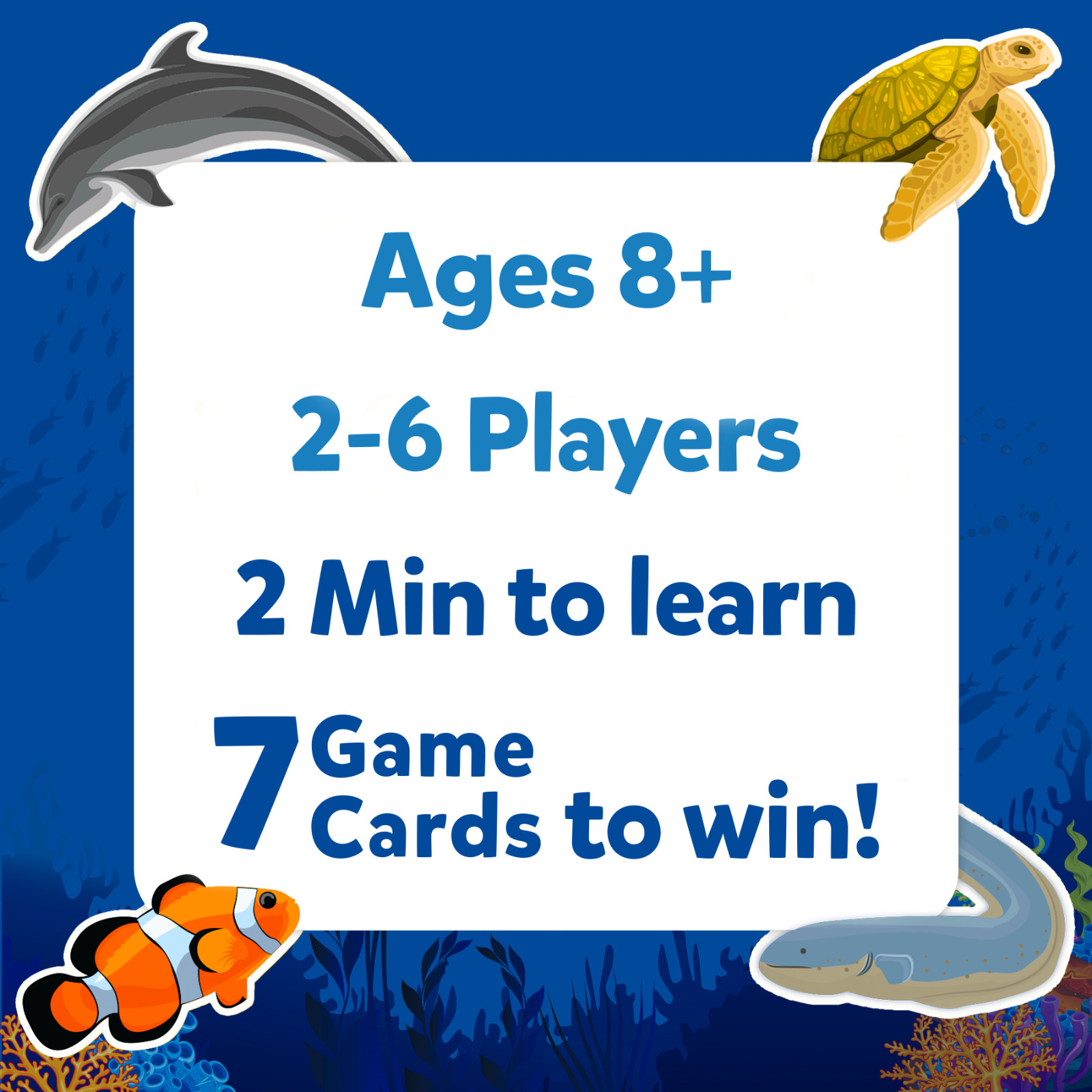 Skillmatics Card Game – Guess in 10 Underwater Animals for Kids Ages 8 and Up