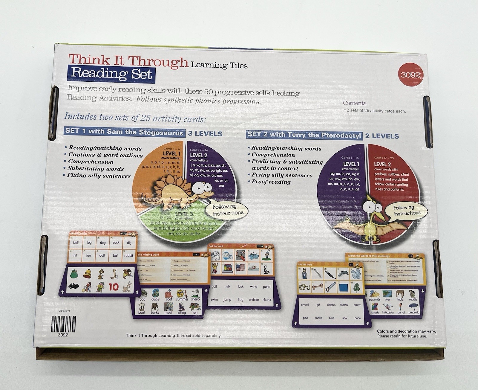 Discovery Toys Think It Through Learning Tiles Hands-On, Reading Spelling & Math