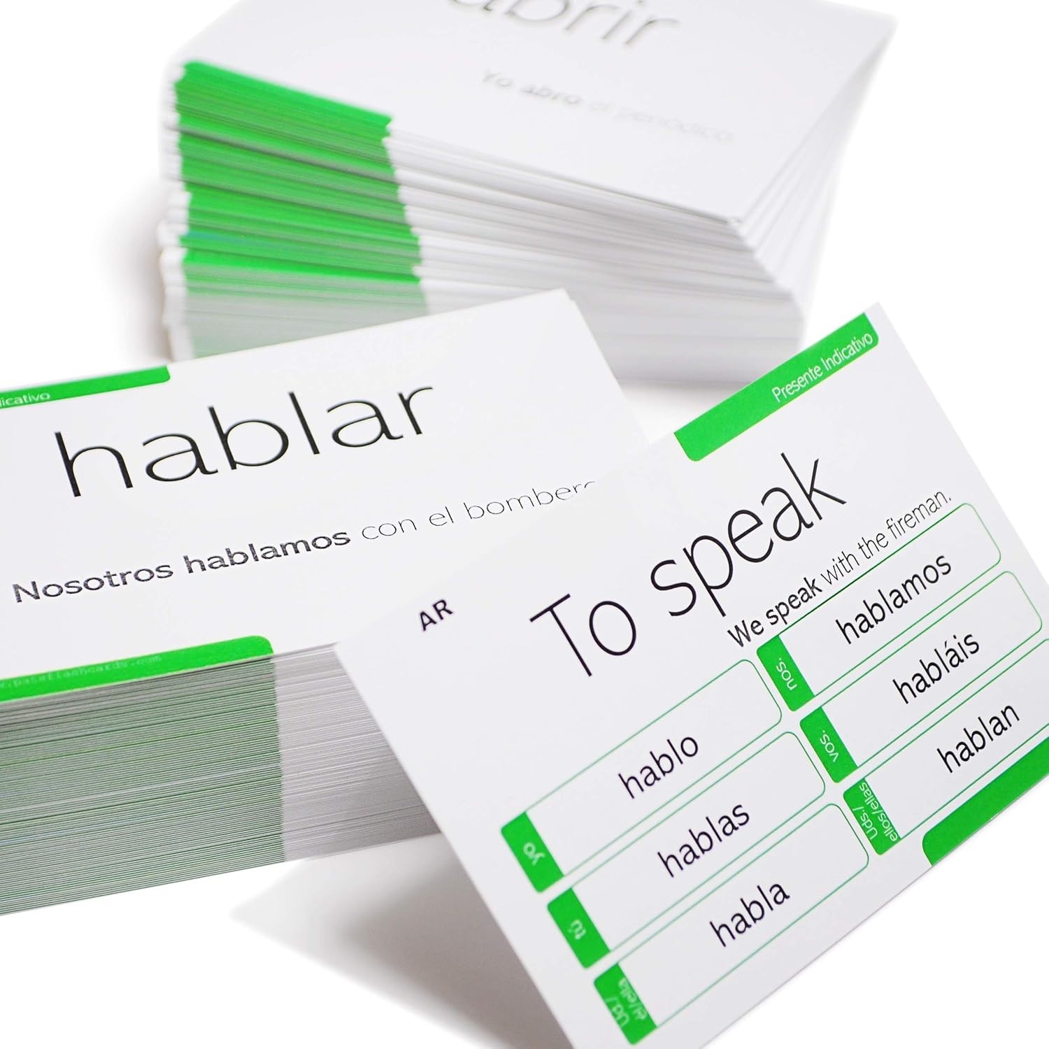 Enhance Your Spanish with 800 Conjugation Cards: 200 Key Verbs in 9 Tenses