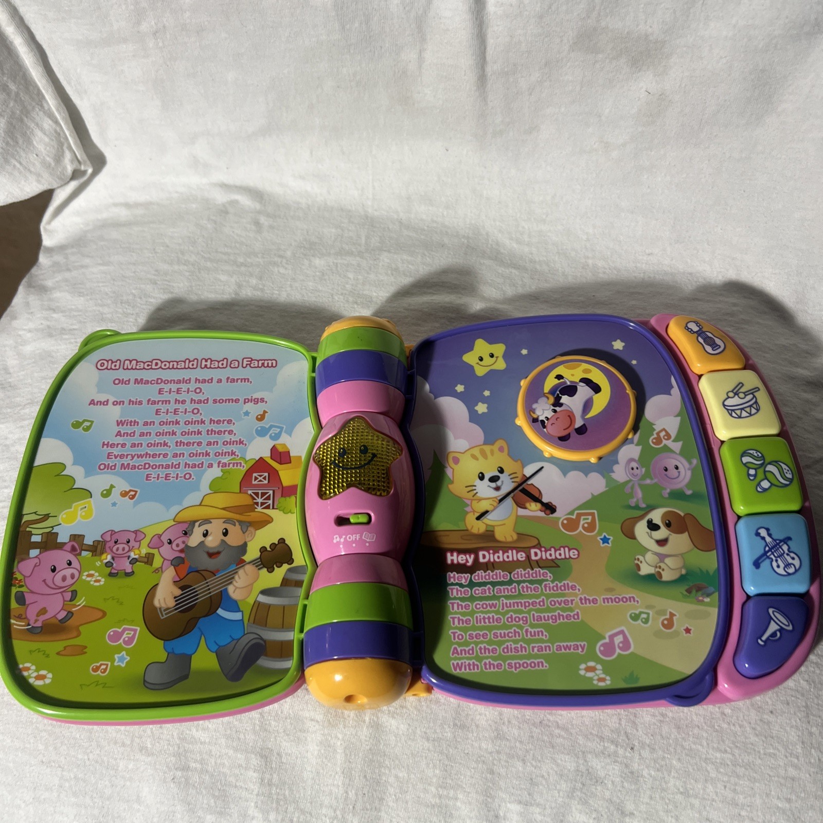 VTech Musical Rhymes Interactive Book Educational Toys For 6 month to 3 years