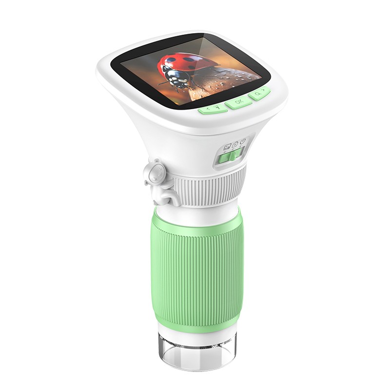 Portable Children Digital Microscope 1MP Rechargeable TypeC Science Learning Toy