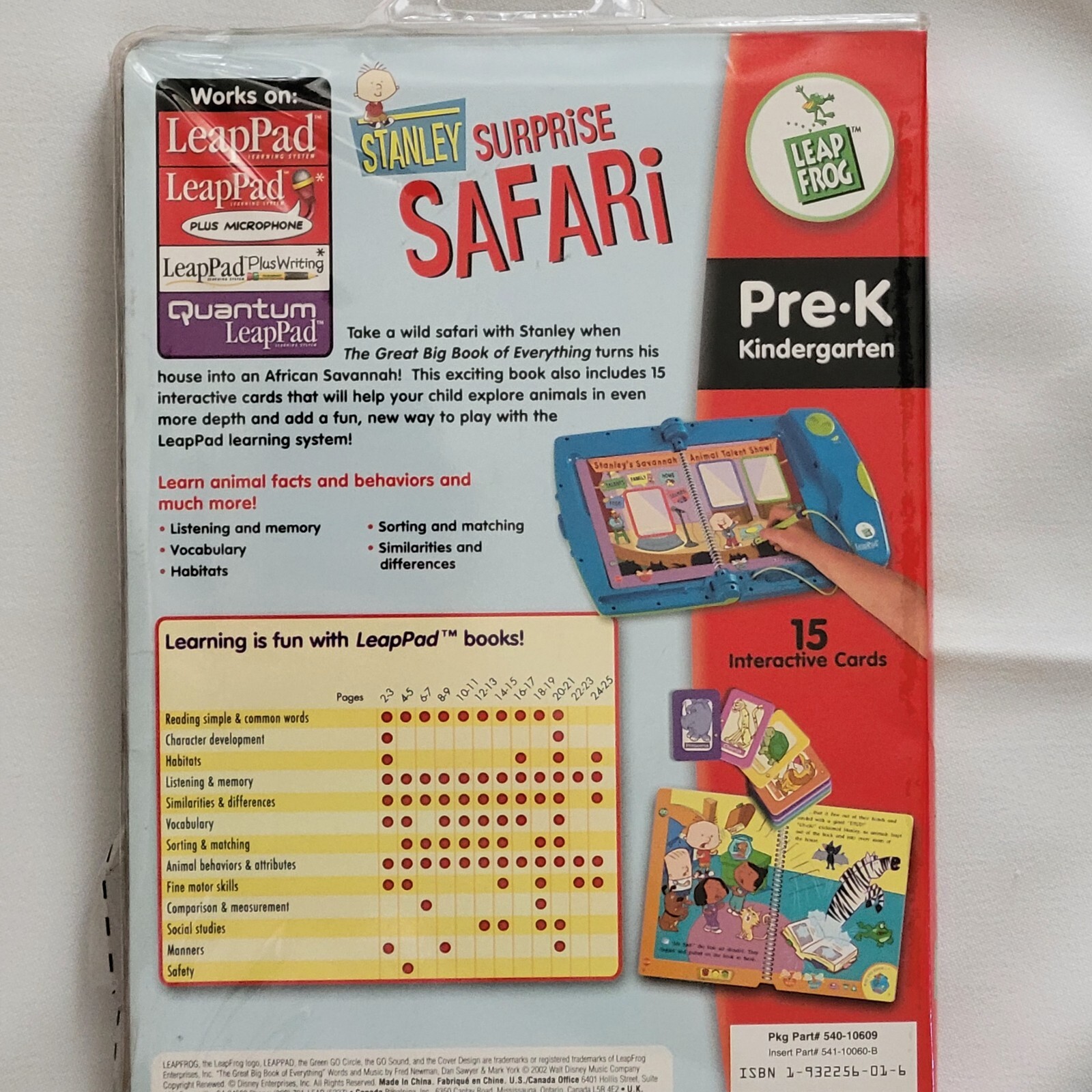 LeapPad New Unopened Shrek 2 & Stanley Suprise Safari Books w/ Cartridges