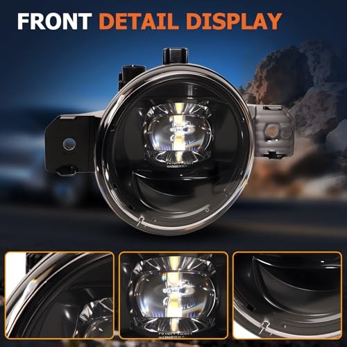 LED Fog Lights Compatible With 2015-2019 Sunny/Versa Nissan 2014-2025 SUNNY