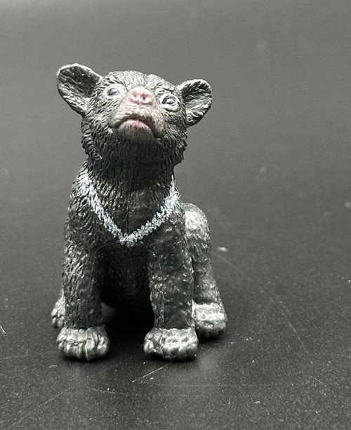 YOWIE Asian Black Bear Australian Collectible Mini Figurine Baby Animals Series