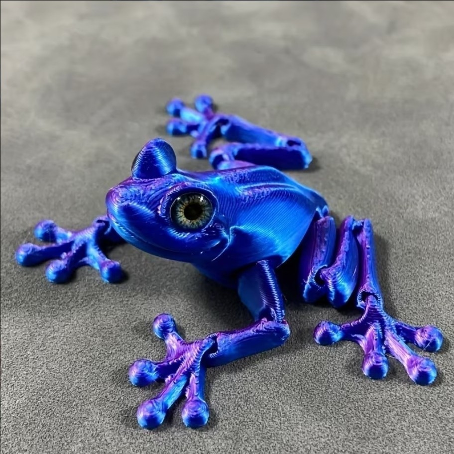 20pcs Set – 3D Printing Frog Statue Ornaments, Frog Decorations, Holiday Gifts,
