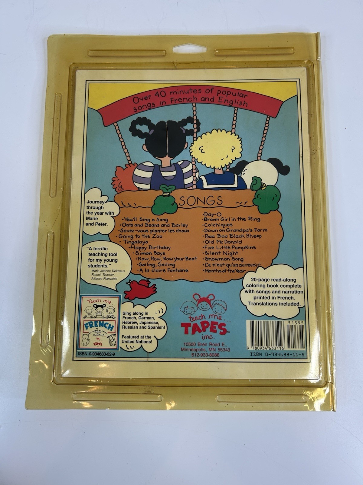 Teach Me More French Language Book & Cassette Tape Kids Age 2 – 12 Homeschooling