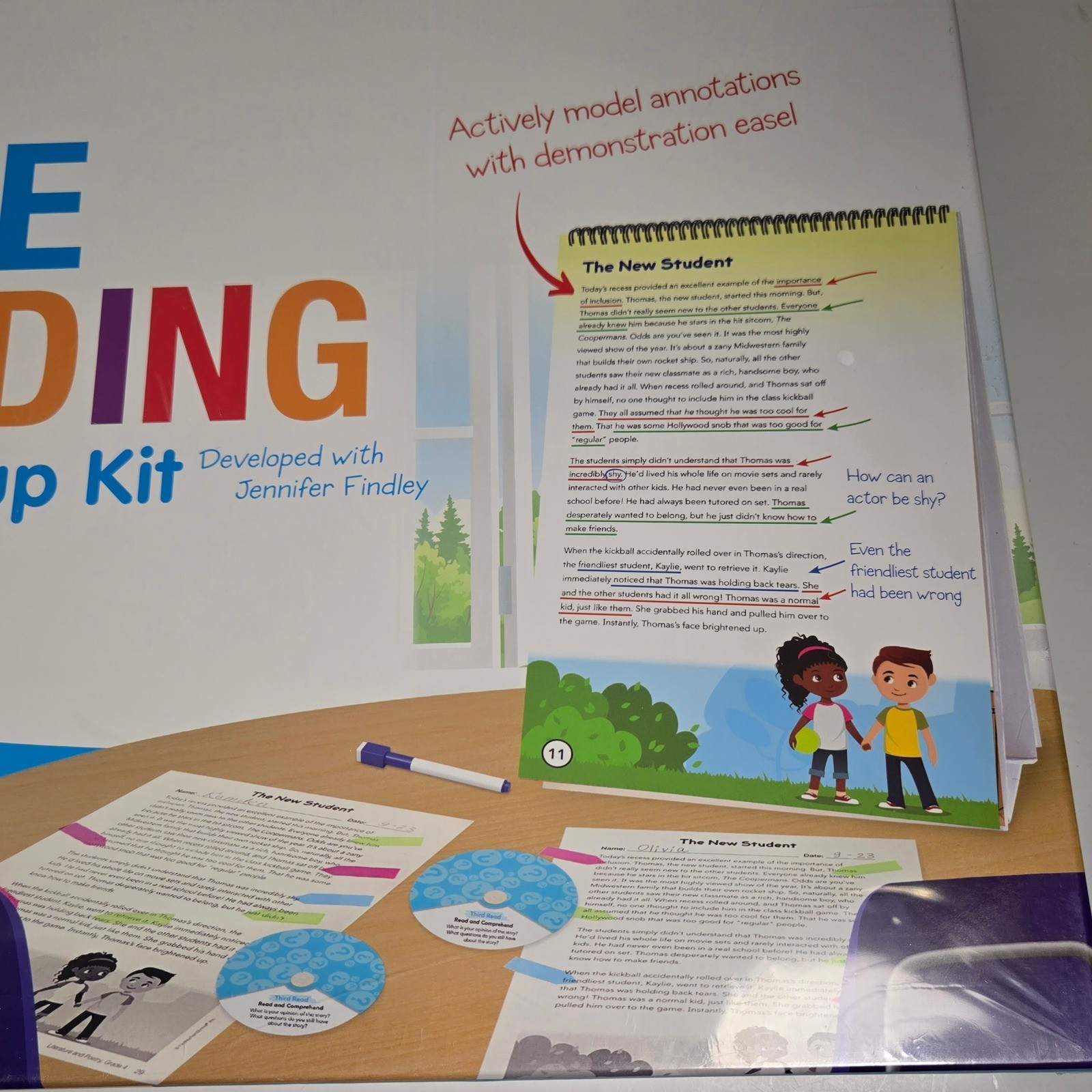 Hand2Mind Close Reading Small Group Kit Literature Poetry 4 Teacher Developed