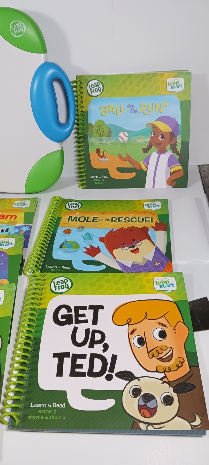 HUGE Lot Of LeapFrog LeapStart Interactive Learning System 10 Books Set, Works