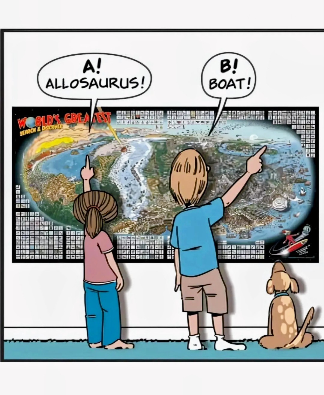 World Greatests Search & Discover HUGE poster World History Edition