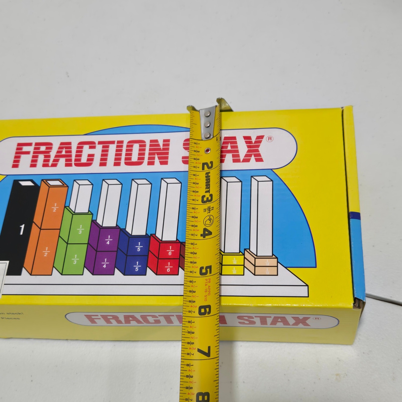 VTG Ideal Fraction Stax Math Manipulatives Learning Grades 2-6 Carson-Dellosa