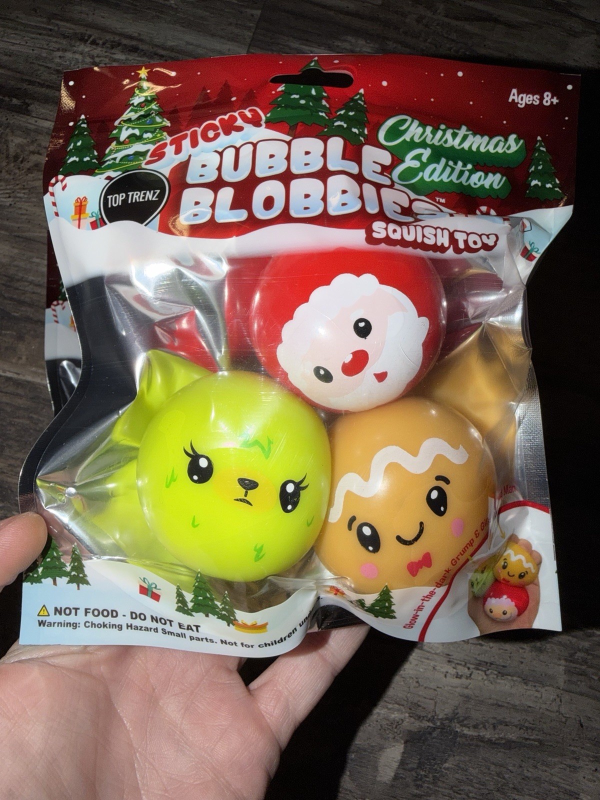 Sticky Bubble Blobbies – Christmas – Stocking Stuffer – Top Trends – Set of 3
