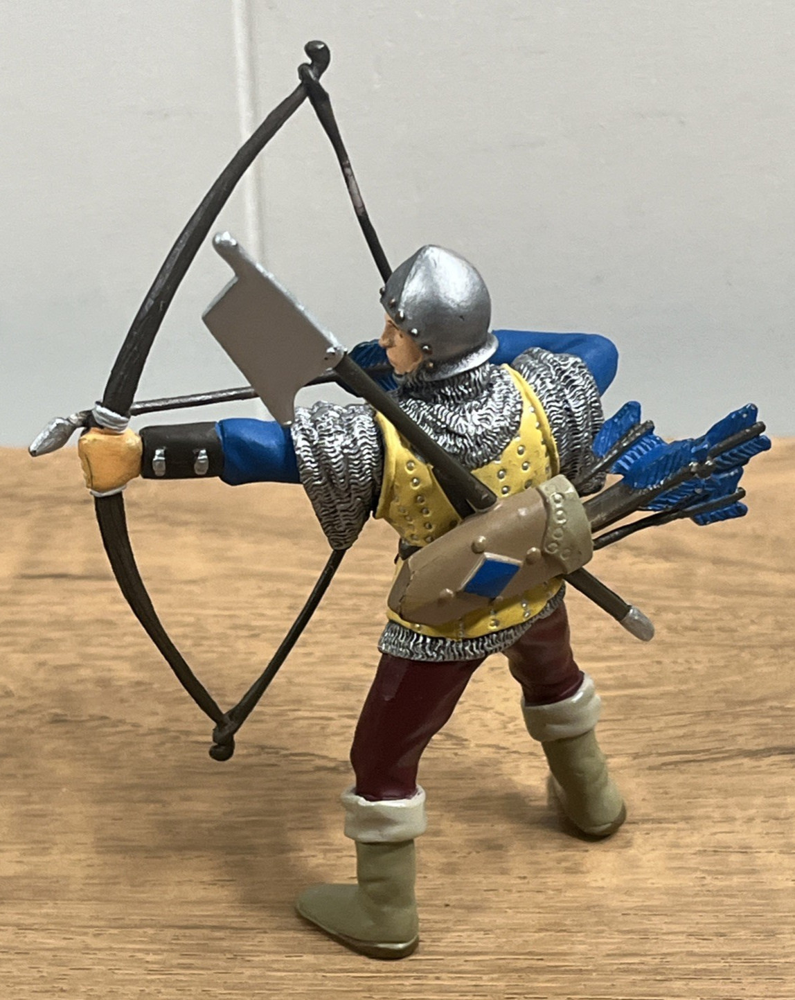2003 Papo Blue Bowman Fantasy 4″ Figure #39385