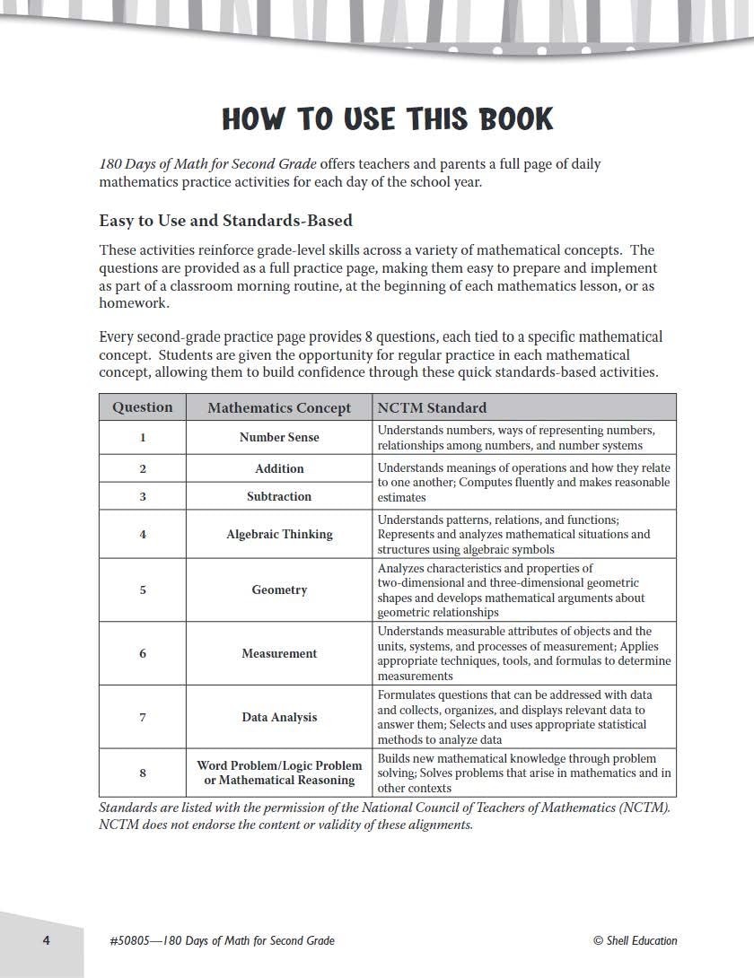 180 Days™: Mathematics for 2nd Grade Practice Workbook Classroom Multi