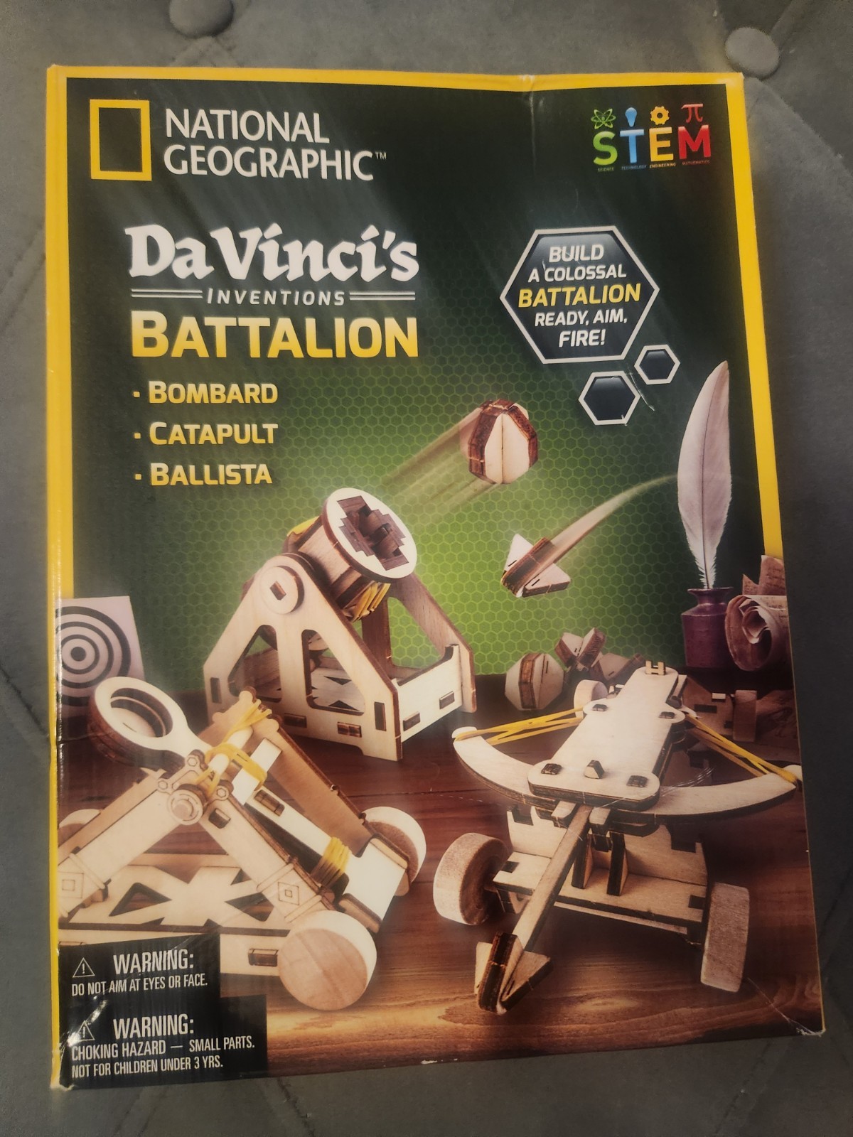 National Geographic Da Vincis Inventions Battalion New Free Shipping