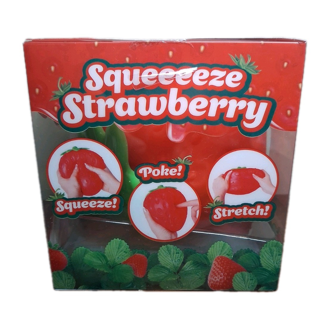 Toymendous Giant Strawberry Squishy Sensory Toy XL New In The Box