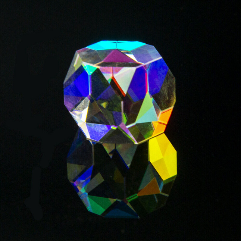 2pcs Cross Dichroic Cube Prisma Dice Octahedral Beam Combiner Prism